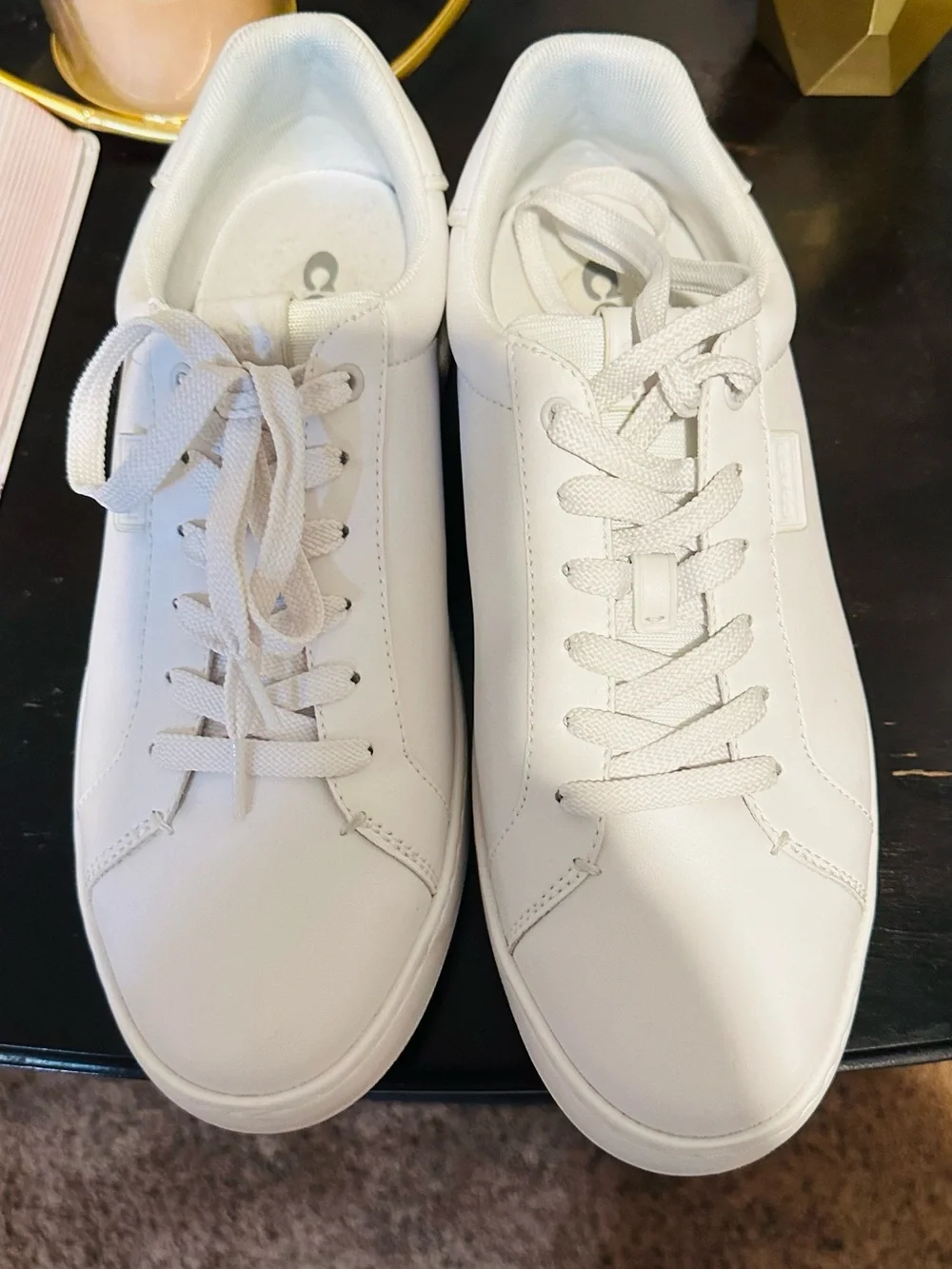 COACH White and Off-White Women's Sneakers